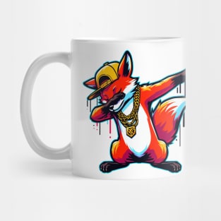 Fox Dabbing Fox Funny Animal Foxes Lover Boys Girls Kids Men Mug